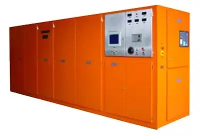Induction furnace capacitors